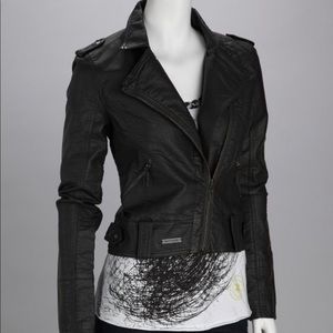 People’s Liberation Faux Leather Jacket - NEW
